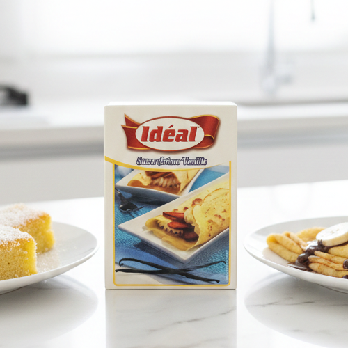 Idéal Vanilla flavored sugar || 10 sachets||إديال بنكهة الفانيلا|| خمارة بيضاء