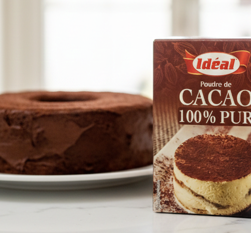 Idéal 100% Pure Cocoa Powder, 5 sachets ||إديال بودرة الكاكاو الممتازة