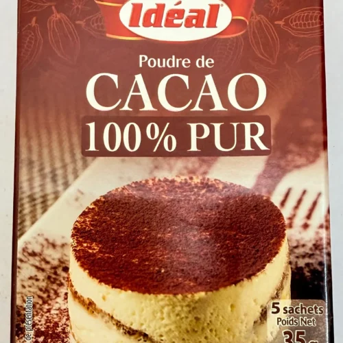 Idéal 100% Pure Cocoa Powder, 5 sachets ||إديال بودرة الكاكاو الممتازة
