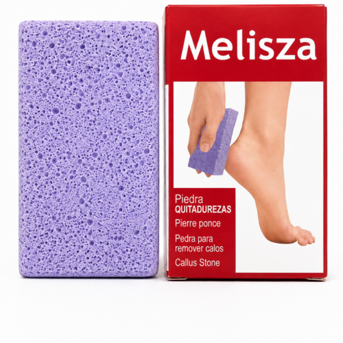 Melisza Pumice Stone for Feet – Callus & Dead Skin Remover