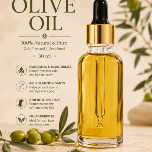 Moroccan Olive Oil for Hair, Face and Body